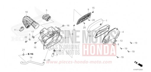 AIR CLEANER CRF110FS de 2025